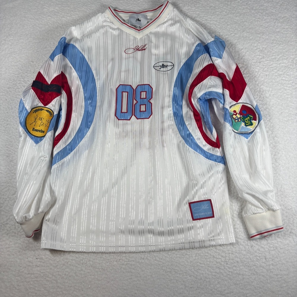Yllw the Label Men's Small Hockey Jersey in White